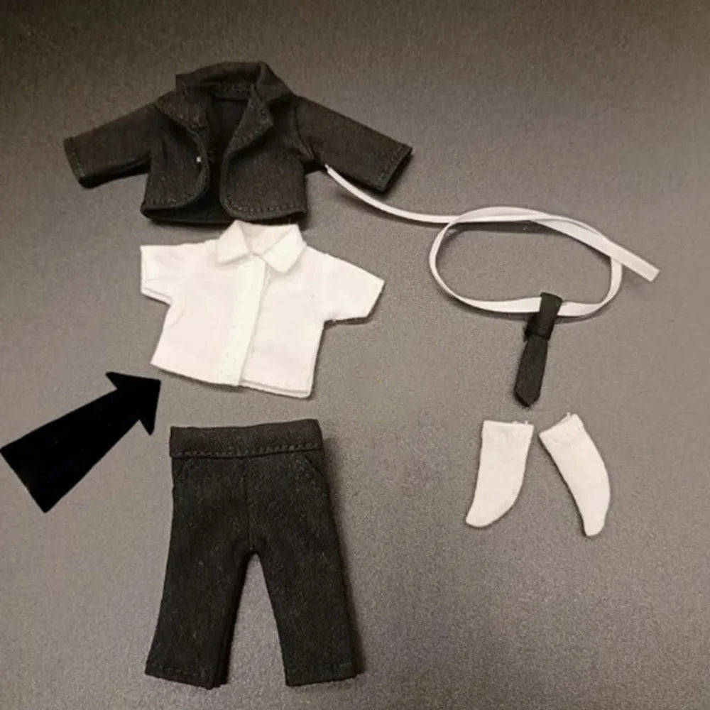 OB11 BJD 1/12 Doll Clothes – Shirt, Vest, Pants, Socks Set Doll Clothing Set Axl 1