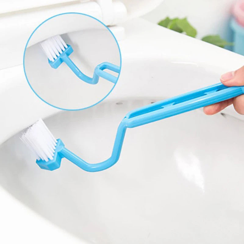 Curved Toilet Brush – Angled Handle Bathroom Cleaning Brush Toilet Cleaning Brush Axl