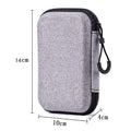 EVA Hard Case for R36S & R35S Game Console | Protective Bag Game Console Case Axl Gray