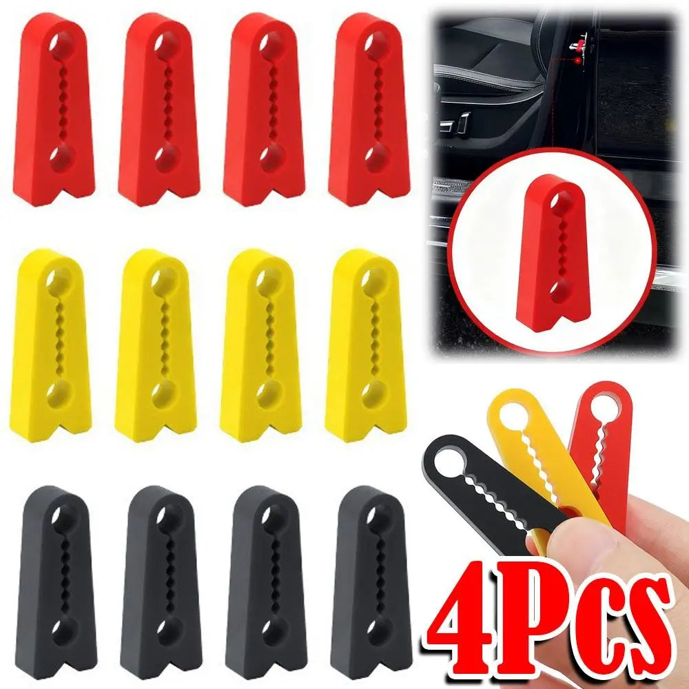 4-Pack Silicone Car Door Lock Buffer – Quiet Close Damper Car Door Accessory Axl