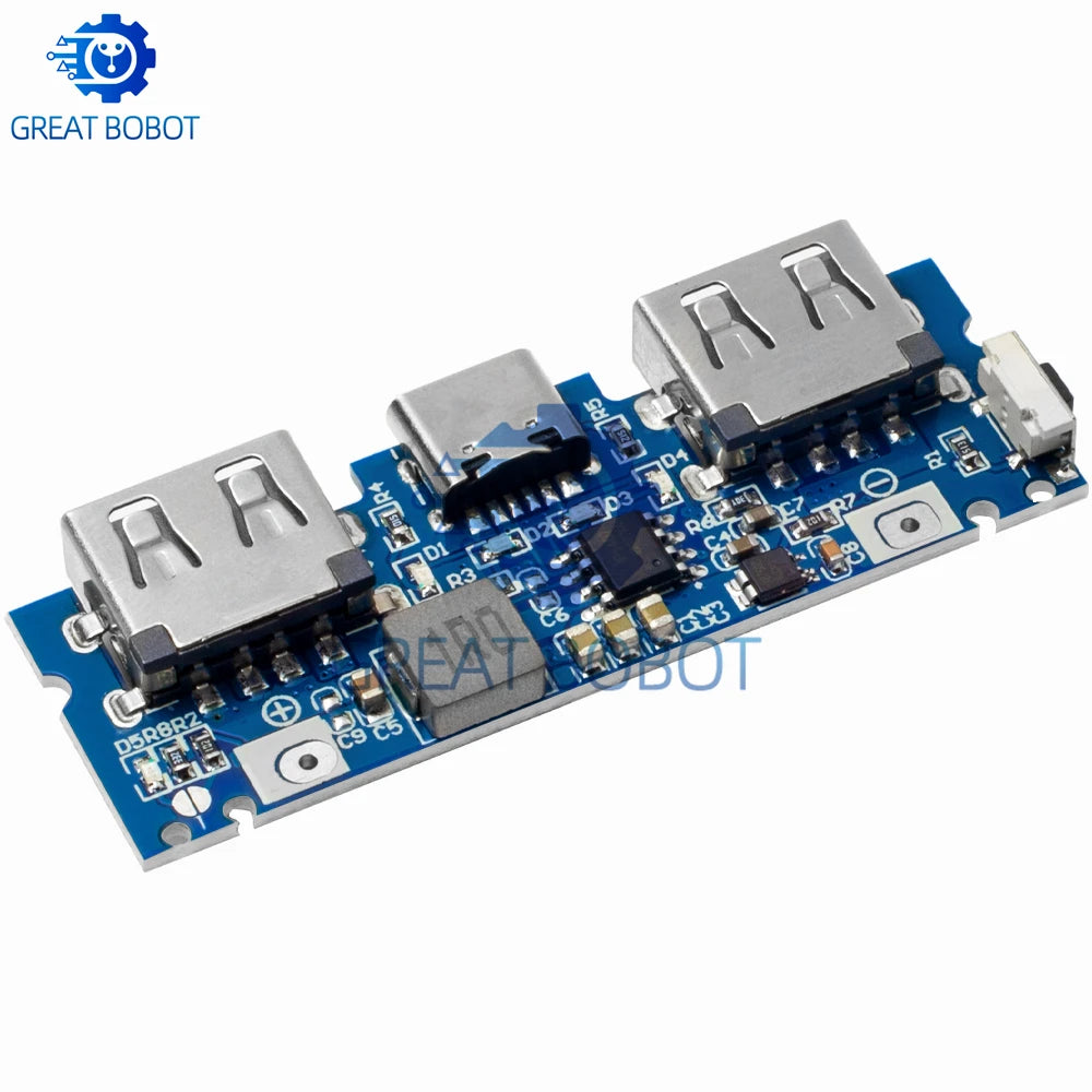 18650 Dual USB Power Bank Charger Board 5V 2.4A Boost Module Battery Charger Board Axl