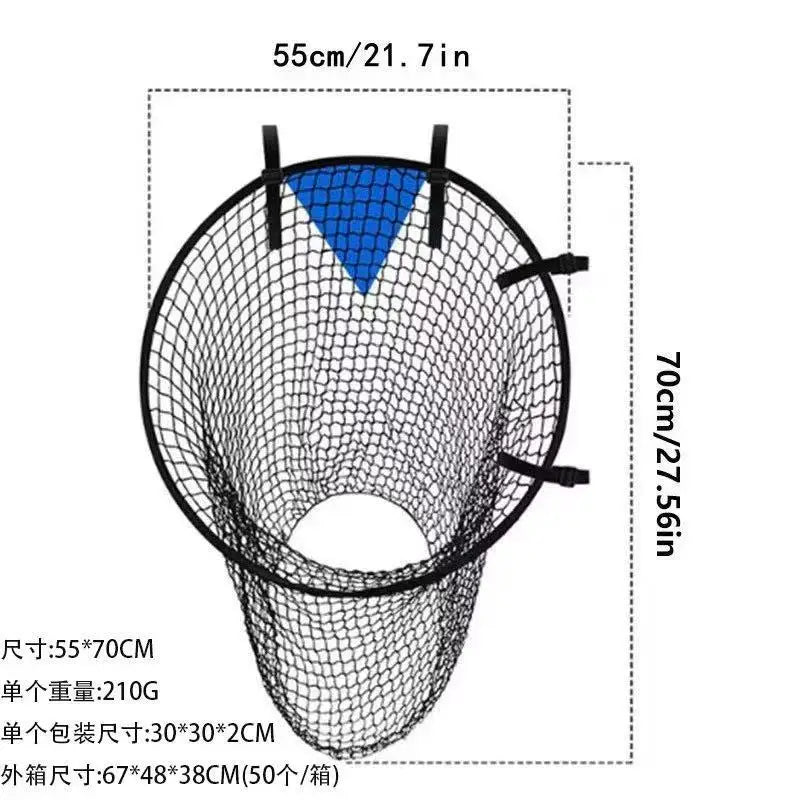 Football Training Target Net – Free Kick Shooting Practice Goal Soccer Training Aid Axl Black