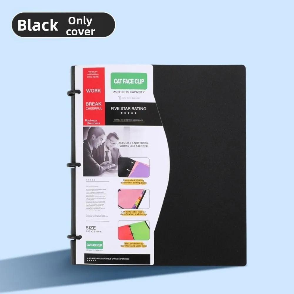 3-Ring Waterproof Loose-Leaf Binder Folder + 200 Lined Sheets Loose-Leaf Binder Axl