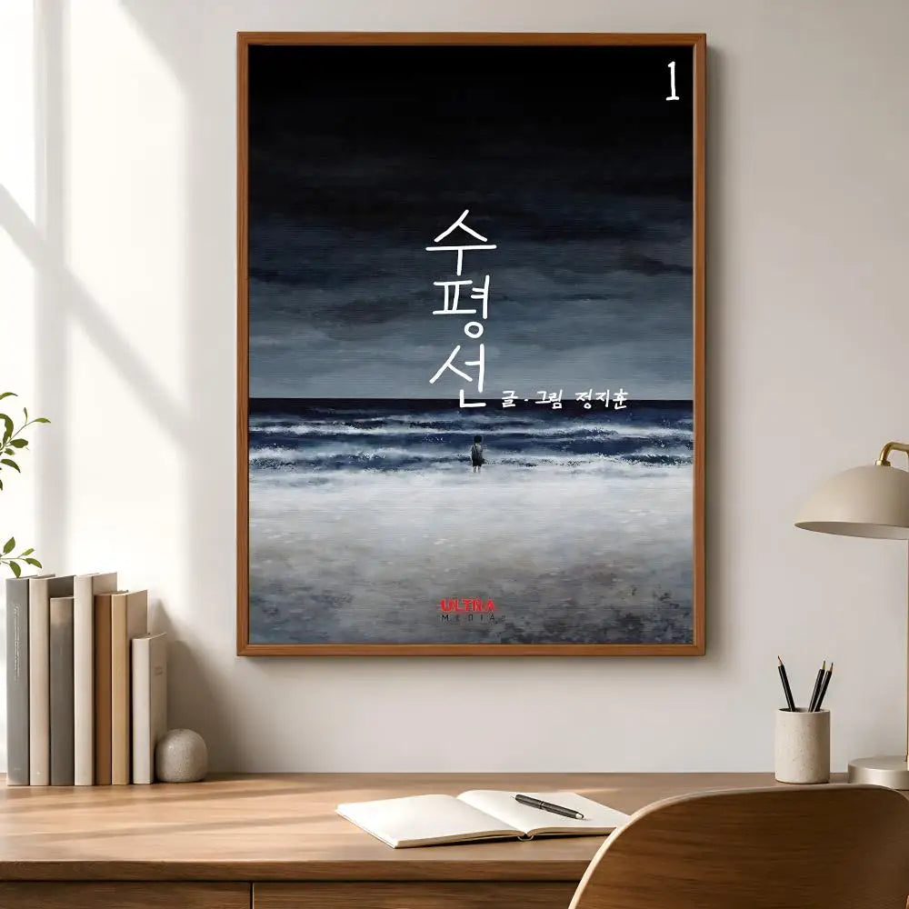 Horizon Peel-and-Stick PVC Wall Poster – HD Waterproof Art Wall Art Poster Axl