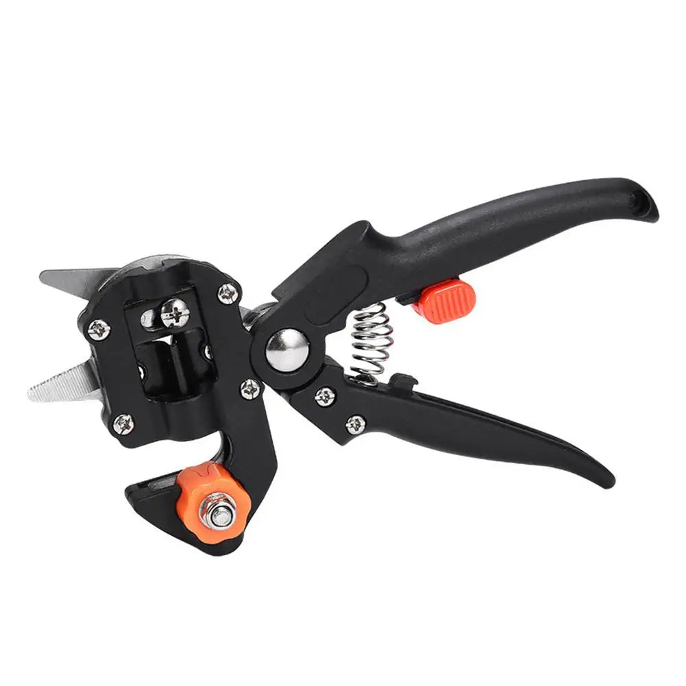 2-in-1 Garden Grafting & Pruning Tool – Fruit Tree Shears Grafting Pruning Tool Axl A Black