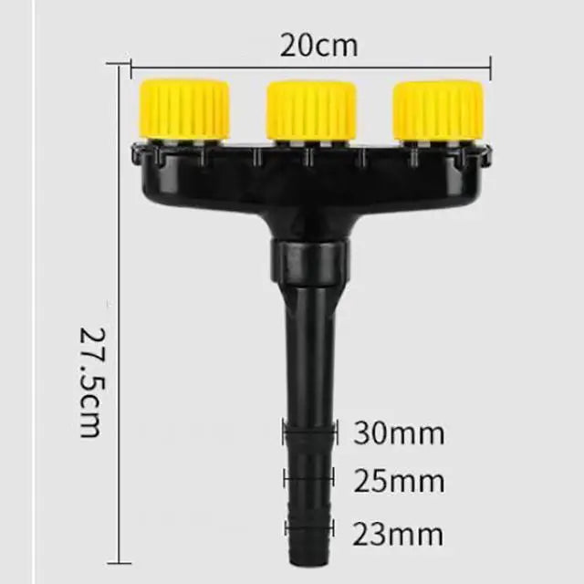 Adjustable Garden Sprinkler Nozzle – Multi-Head Irrigation Tool Garden Sprinkler Nozzle Axl 3 head