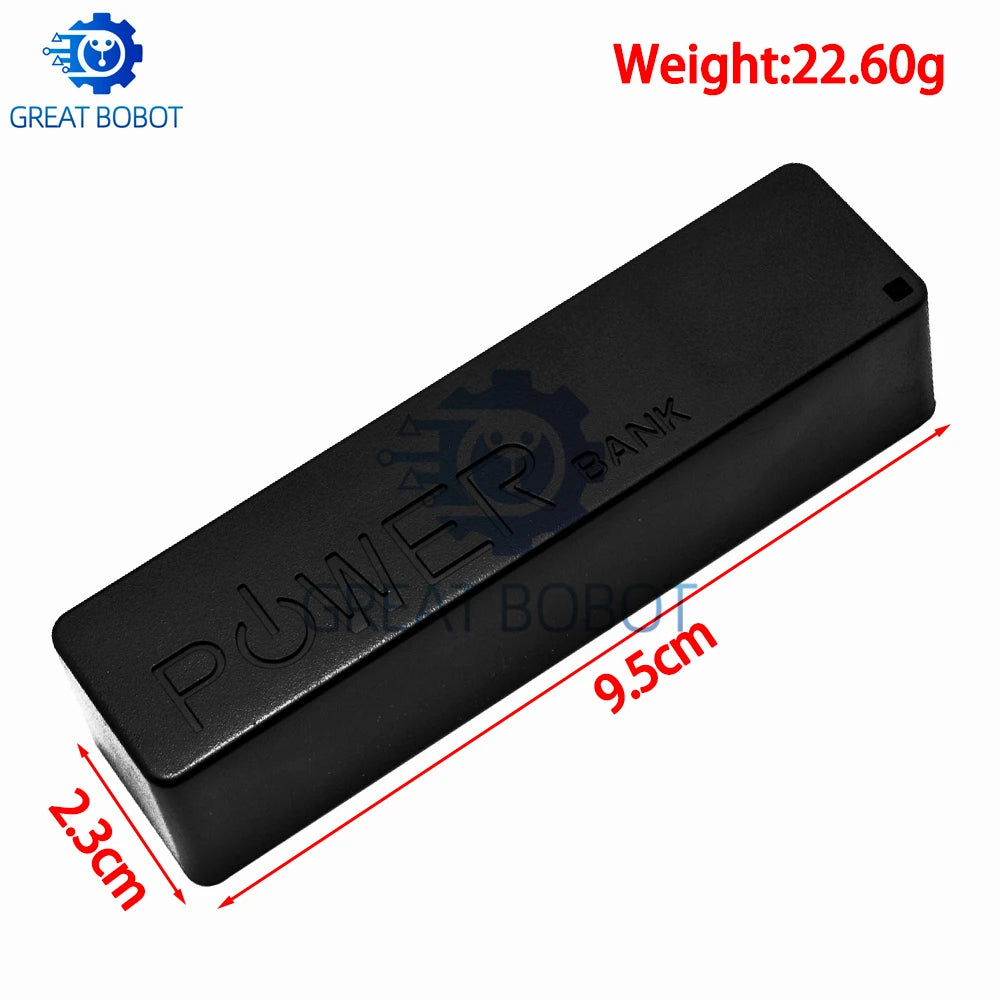 USB Power Bank Case Kit for Arduino – 18650 DIY Box Shell DIY Battery Case Kit Axl