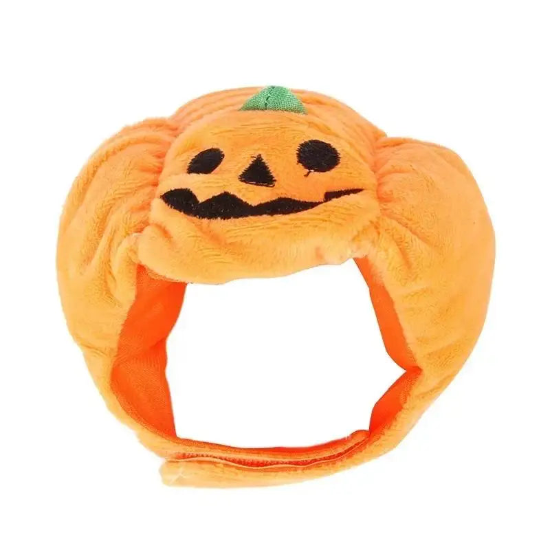 Pet Halloween Pumpkin Hat – Plush Costume for Cats & Dogs Pet Costume Hat Axl S(17x13x5cm)