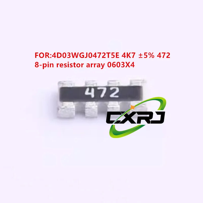 0603X4 Chip Resistor Array 4.7K 8P4R 8-Pin SMD 50–100 Pcs SMD Resistor Array Axl 50pcs China Mainland