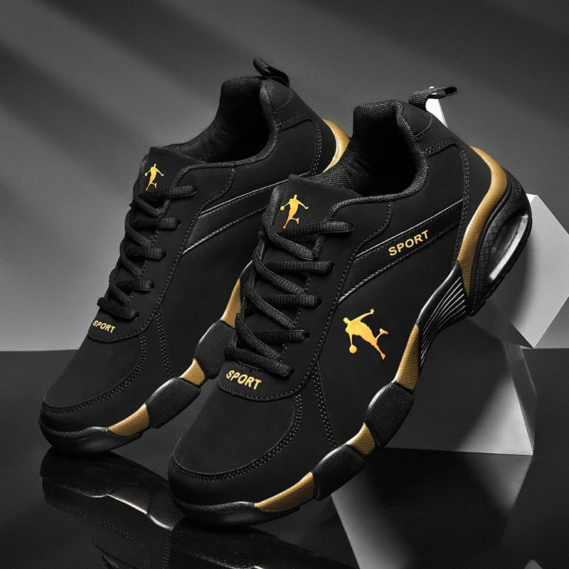 ZULIWAGN Men's Lightweight Casual Walking Sneakers – Lace-Up Men's Casual Sneakers Axl YELLOW 45