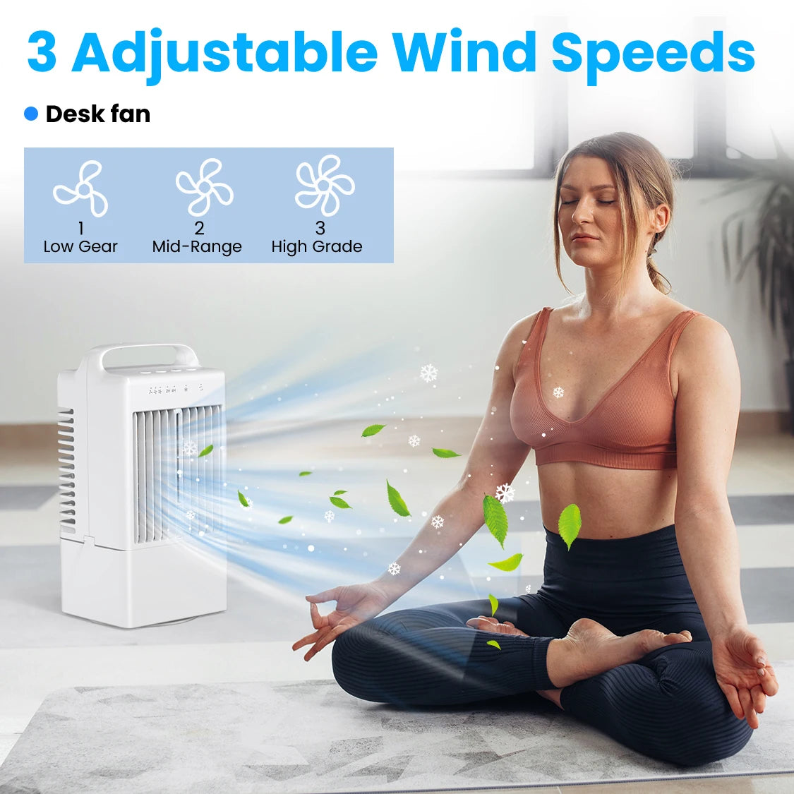 BALASHOV USB Desktop Evaporative Cooler Fan – Home & Office Evaporative Cooler Fan Axl
