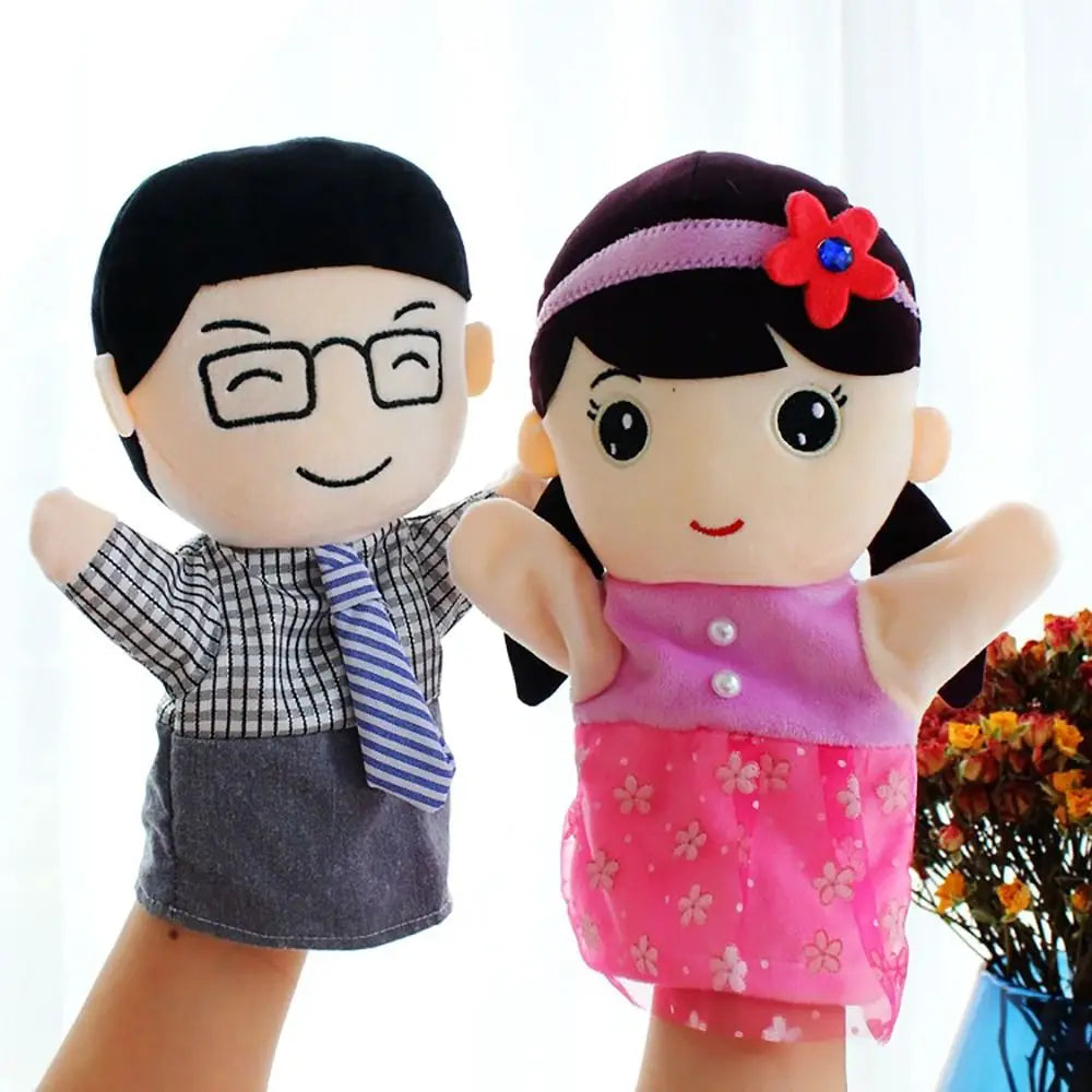 Plush Family Hand Puppets 25cm – Storytelling Finger Puppet Hand Puppet Toy Axl