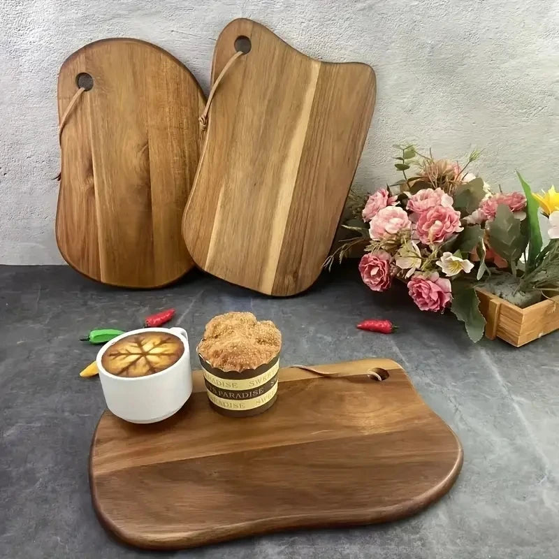 Large Acacia Wood Cutting Board – Meat, Veg, Fruit & Cheese Wood Cutting Board Axl