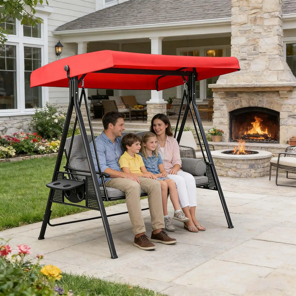 75x47" Waterproof UV-Block Swing Canopy Replacement Cover Swing Canopy Cover Axl