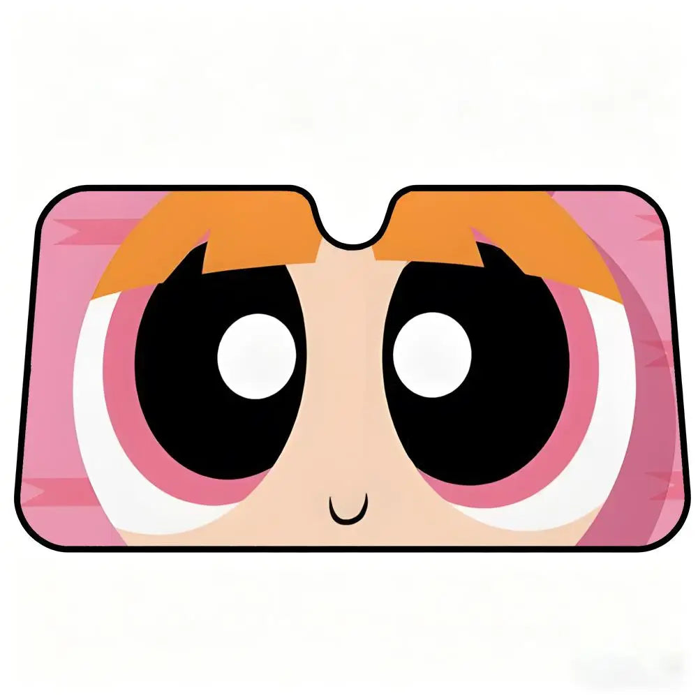 Powerpuff Girls Car Windshield Sunshade – Foldable Sun Visor Car Windshield Sunshade Axl 130X70CM 5