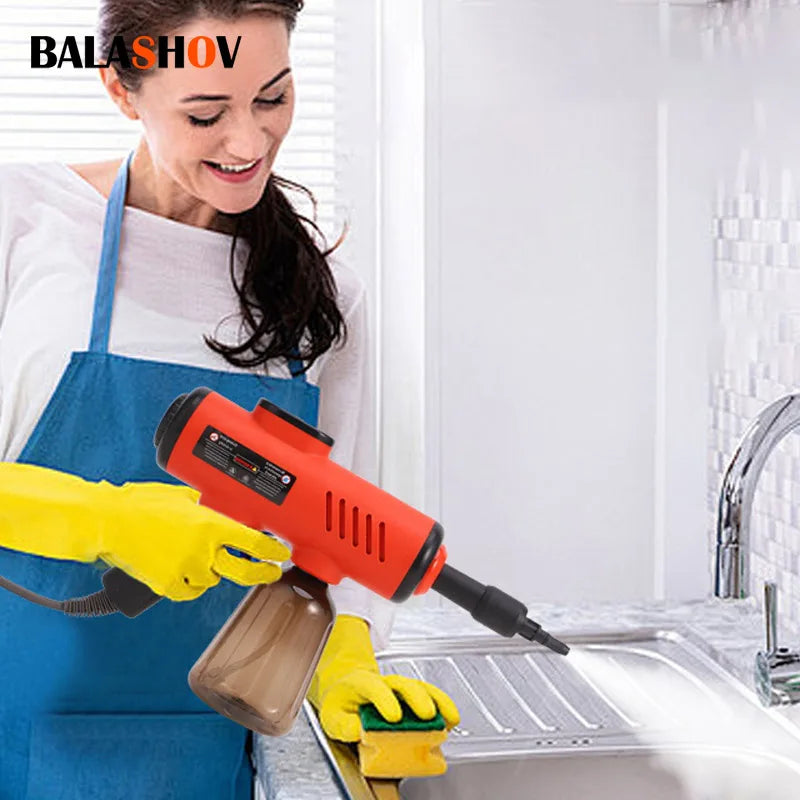 BALASHOV 1200W Handheld Steam Cleaner – Kitchen & Home Handheld Steam Cleaner Axl