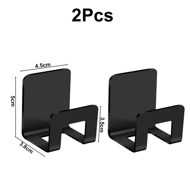 Stainless Steel Sink Sponge Holder & Drainer Rack Organizer Sink Rack Organizer Axl 2pcs black -A