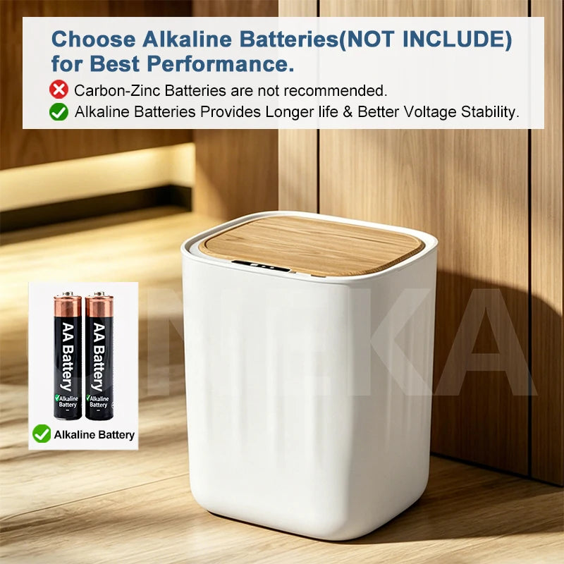 27L Automatic Sensor Trash Can – Touchless Smart Kitchen Bin Sensor Trash Can Axl
