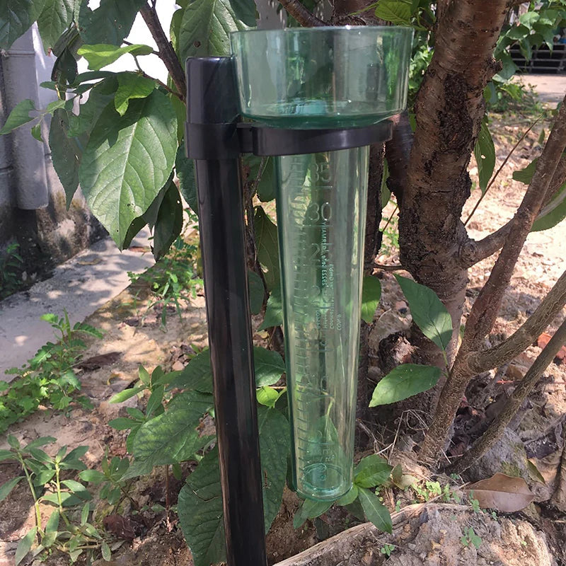 Portable Plastic Rain Gauge – Outdoor Garden Rain Meter Garden Rain Gauge Axl