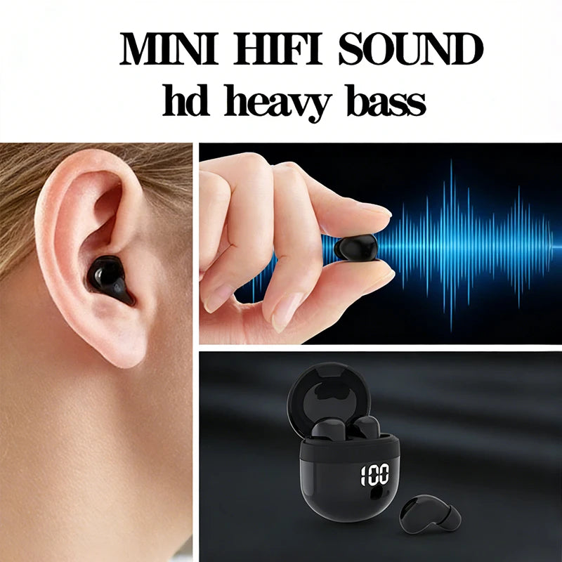 SK18 Wireless Mini Earbuds – HiFi Sound, Noise Reduction Wireless Earbuds Axl