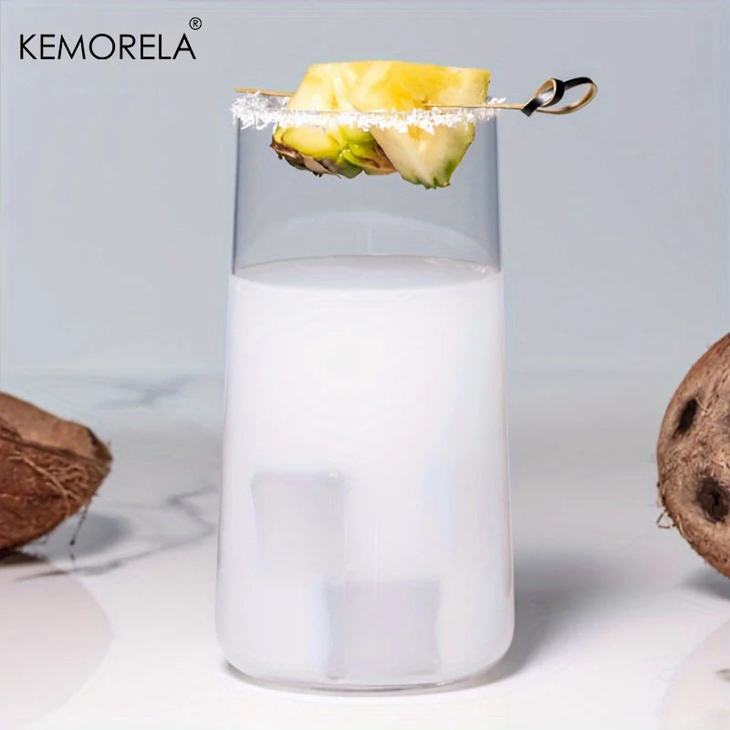 KEMORELA Highball Glasses – Clear Tall Glass Cups (1/2/4 PCS) Highball Glass Set Axl 1PCS 301-400ml