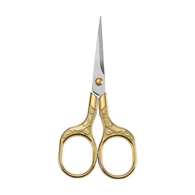 Retro Embroidery Scissors – Stainless Steel Tailor Shears Embroidery Scissors Axl 1pc gold