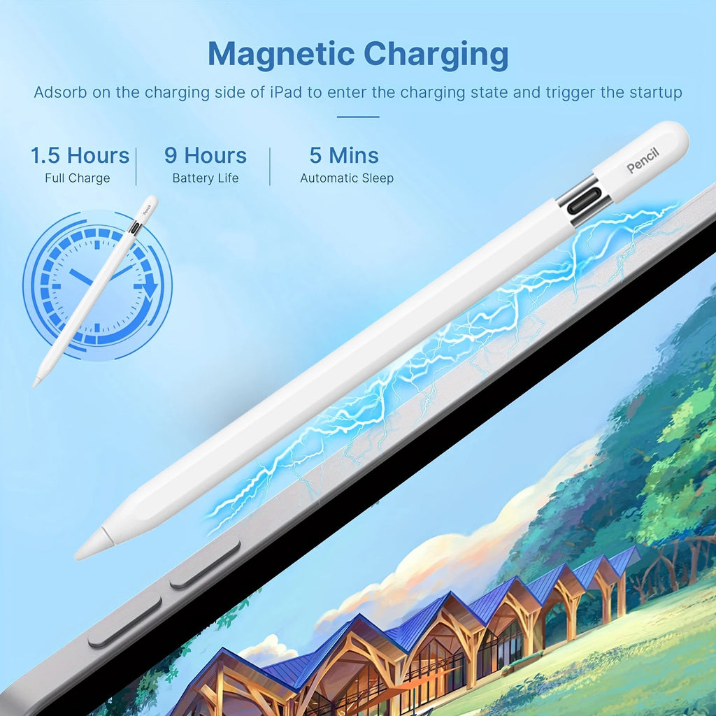 iPad Stylus Pen USB-C | Palm Rejection & Tilt Sensitivity Tablet Stylus Pen Axl