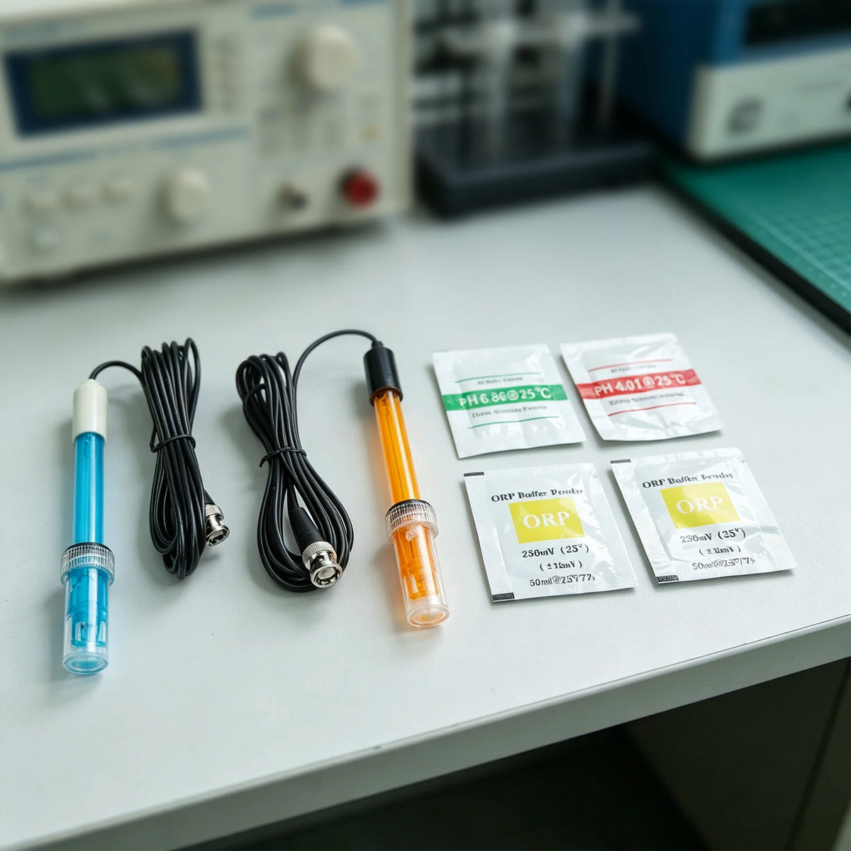 pH & ORP Replacement Probe – 300cm BNC Cable, Auto Temp Compensation pH ORP Probe Axl