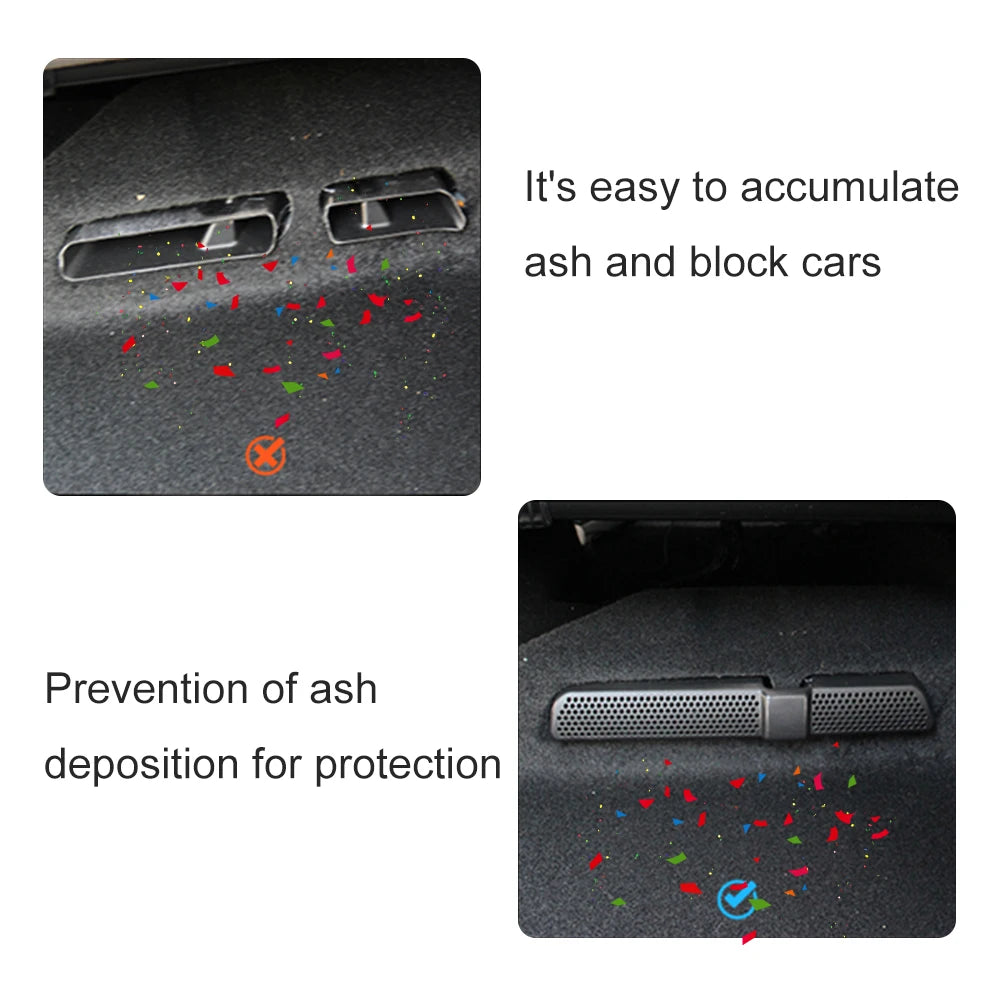 Under-Seat AC Vent Duct Cover 2-Pack | VW Touran & Tiguan L Car Vent Cover Axl