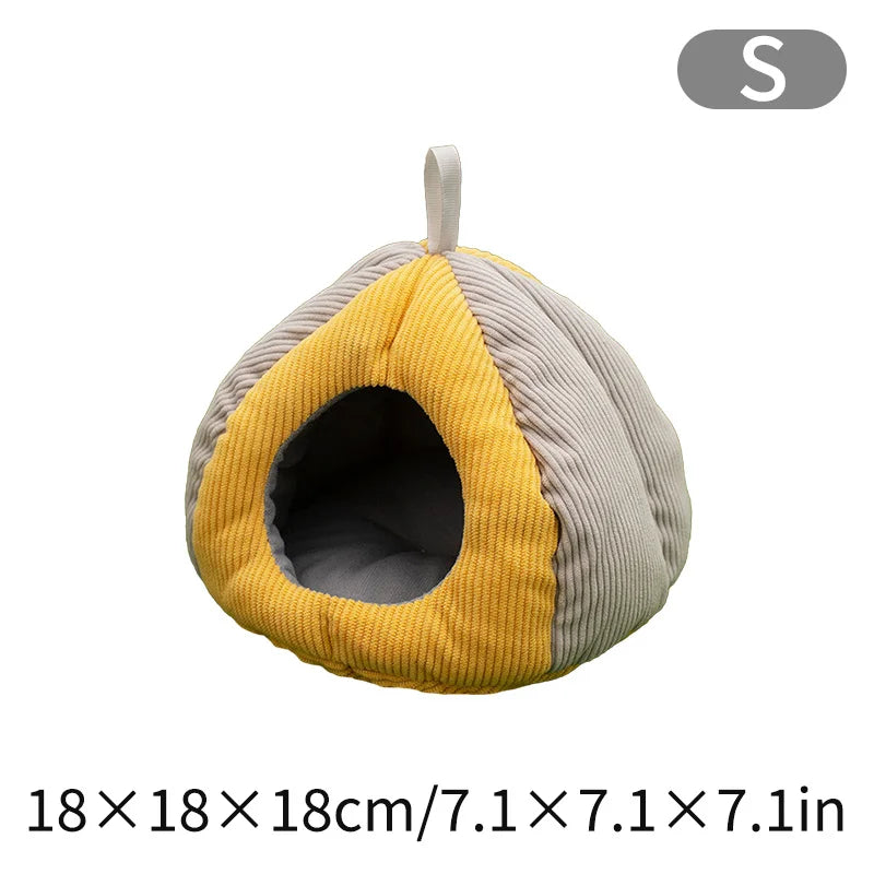 Hanging Hamster Nest – Plush Cave Bed for Small Pets Small Pet Nest Axl S 18X18X18cm
