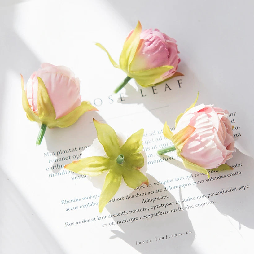 Silk Tea Bud Rose Artificial Flowers – Wedding & Home Décor Artificial Silk Flowers Axl