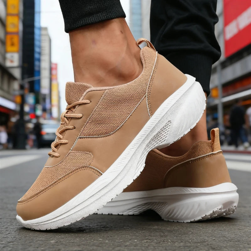 Wide Toe Men's Breathable Slip-On Running Sneakers Running Sneakers Axl