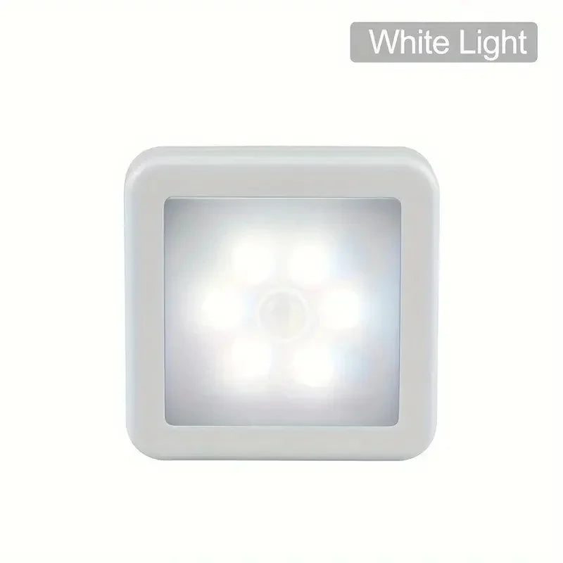 Motion Sensor LED Night Light – Wireless Closet & Cabinet Puck Lamp Motion Sensor Night Light Axl 1pc White