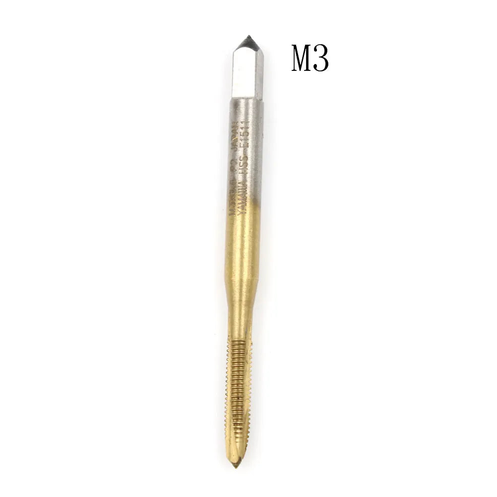 HSS Metric Thread Tap M2–M8 | Straight Flute Screw Tap Tool Thread Tap Tool Axl M3