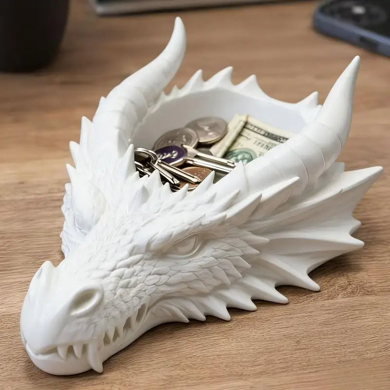 3D Dragon Head Storage Tray – Gothic Jewelry Holder & Decor Decorative Storage Tray Axl