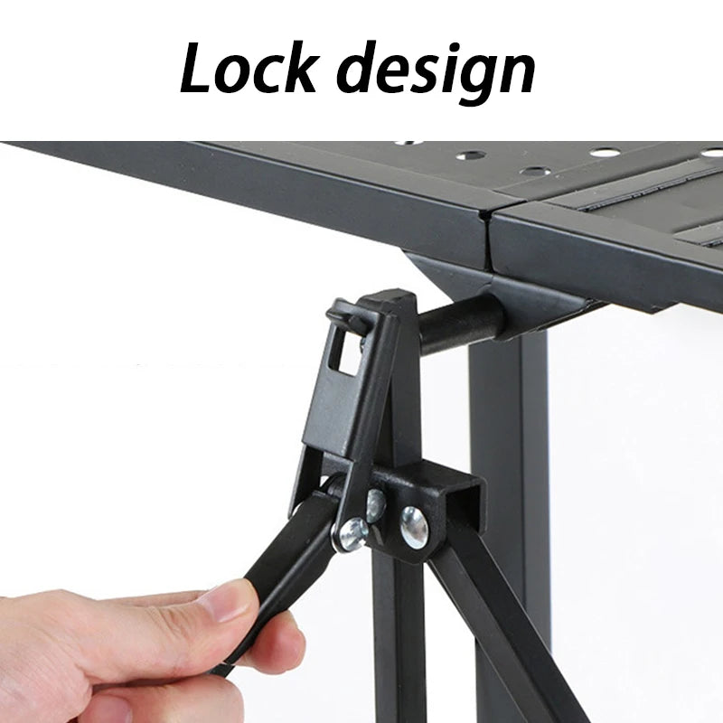 Metal Folding Storage Rack – 3/4/5 Tier Nordic Minimalist Shelf Folding Storage Rack Axl