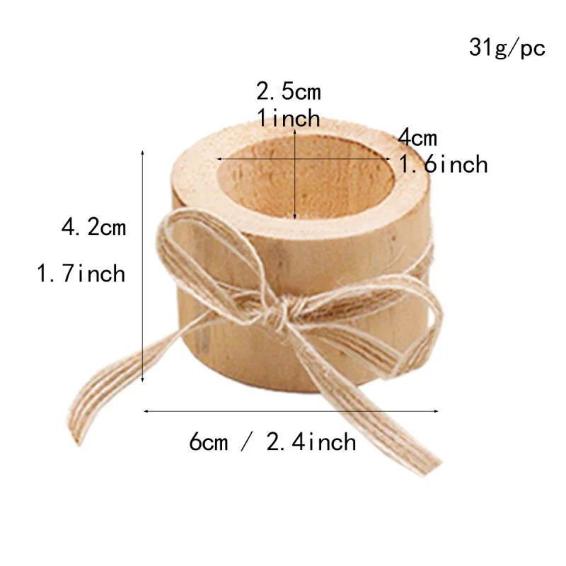Wooden Cylinder Candle Holder – Wedding & Home Décor Gift Wooden Candle Holder Axl A2