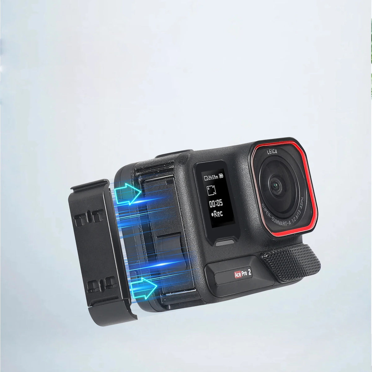 Insta360 Ace Pro 2 Aluminum Vertical Shooting Battery Cover Camera Accessory Axl