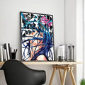 Anime Prison School Canvas Wall Art – Unframed Poster Print Canvas Wall Art Axl Black1 50X70cmFrameless