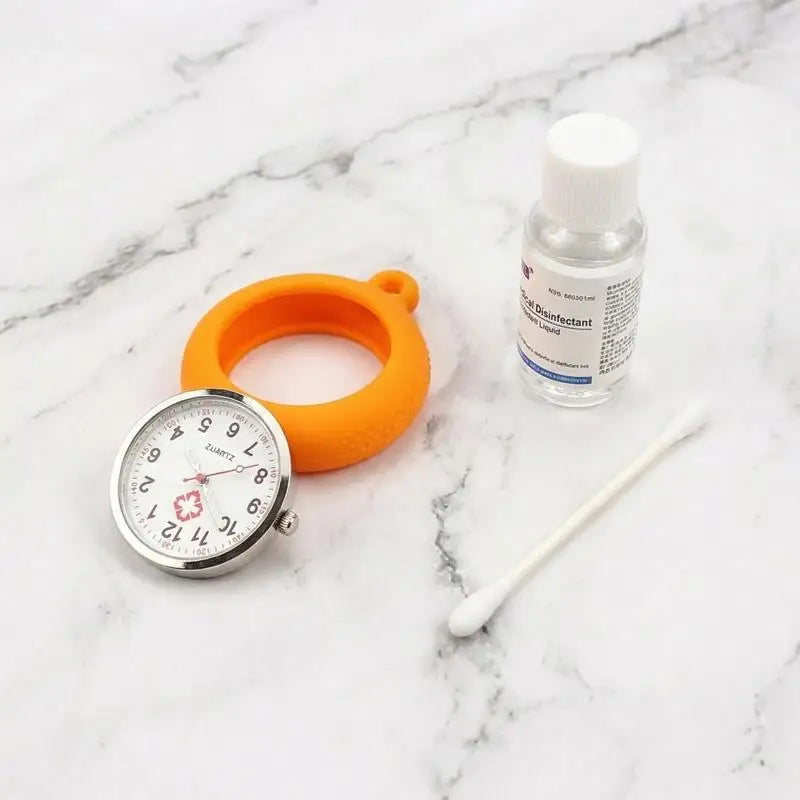 Silicone Nurse Fob Watch – Colourful Lapel Clip Pocket Watch Nurse Fob Watch Axl