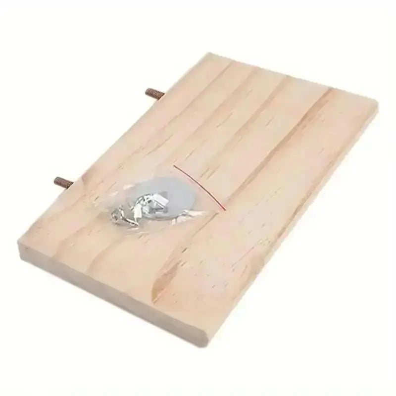 Wooden Bird Perch Stand & Hamster Activity Platform for Pets Bird Perch Stand Axl A