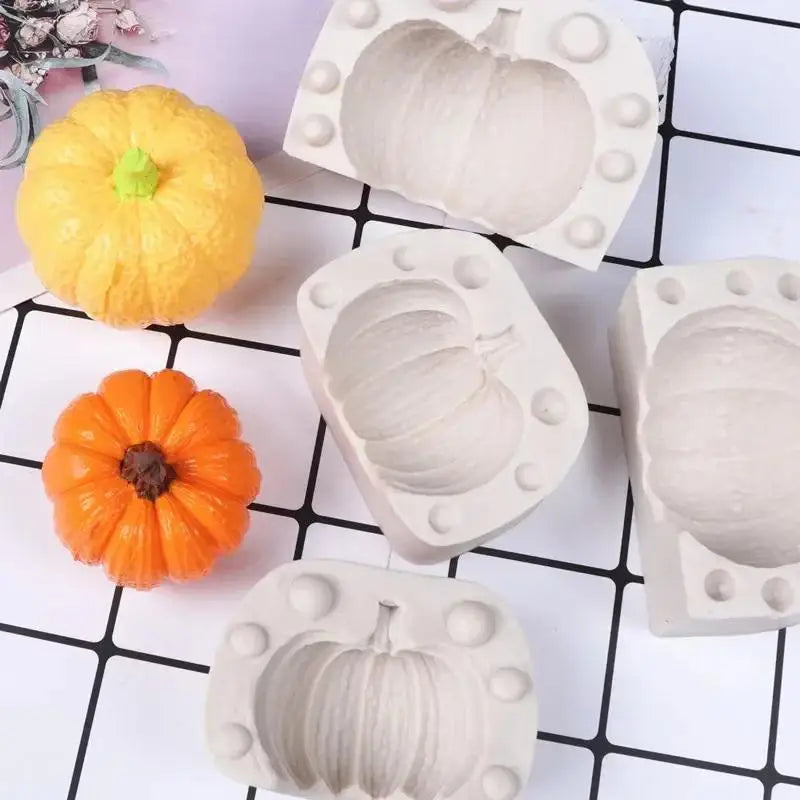 Pumpkin Silicone Mold – DIY Candle, Soap & Baking Mold Silicone Craft Mold Axl