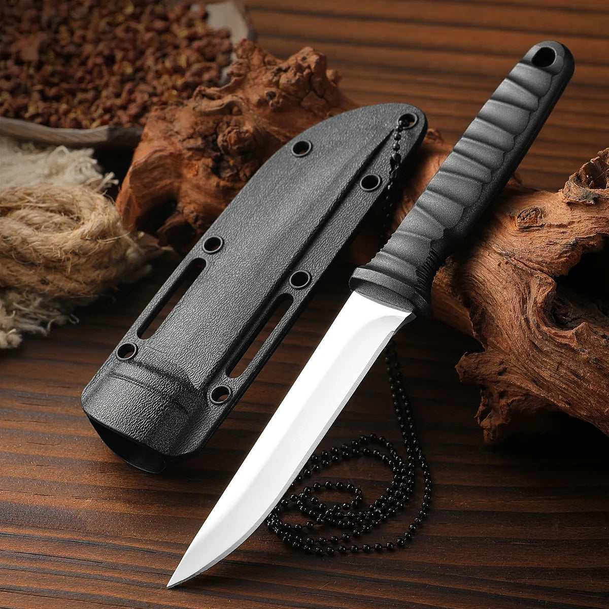 SHENJIU Stainless Steel Fruit Knife with Scabbard | Portable Fruit Knife Axl 1pcs 1