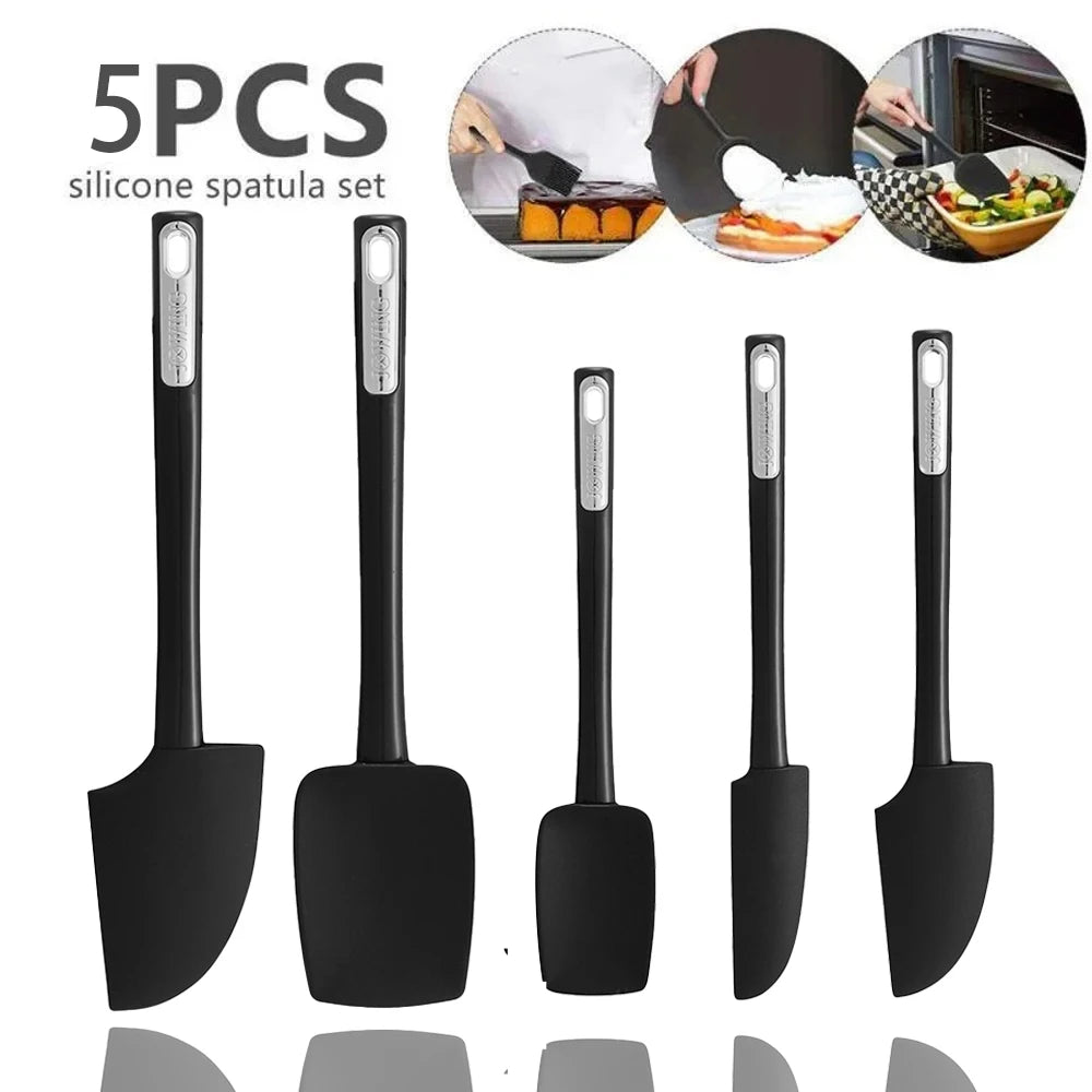 Food-Grade Silicone Spatula Spoon – Heat-Resistant & BPA-Free Silicone Kitchen Spatula Axl