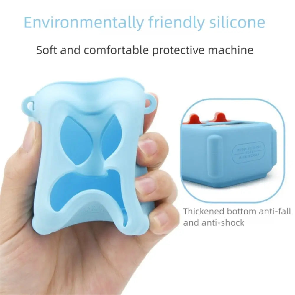 Silicone Case with Shoulder Strap for Yoto Mini 2024 Speaker Protective Case Axl