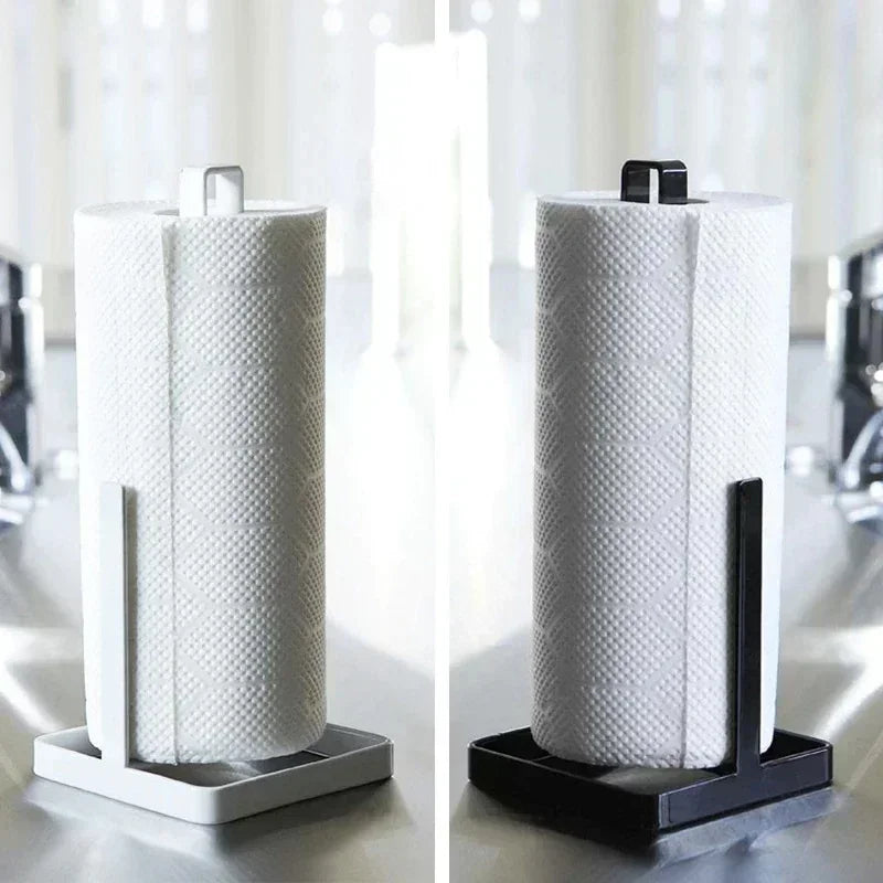 Stainless Steel Paper Towel Holder – Kitchen & Bathroom Stand Paper Towel Holder Axl