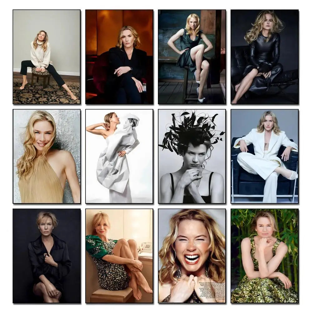 Renee Zellweger HD Poster – Waterproof Wall Art Home Decor Wall Art Poster Axl