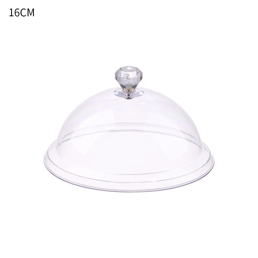 Round Plastic Cake Dome Cover – Dust-Proof Food Display Lid Food Dome Cover Axl 16CM