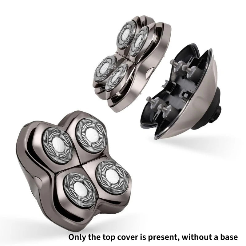 Pitbull PRO Floating 4-Head Shaver Replacement Heads – Gunmetal Shaver Replacement Heads Axl
