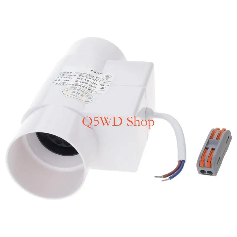 50mm 12W Inline Duct Fan – Bathroom & Home Exhaust Ventilation Inline Duct Fan Axl